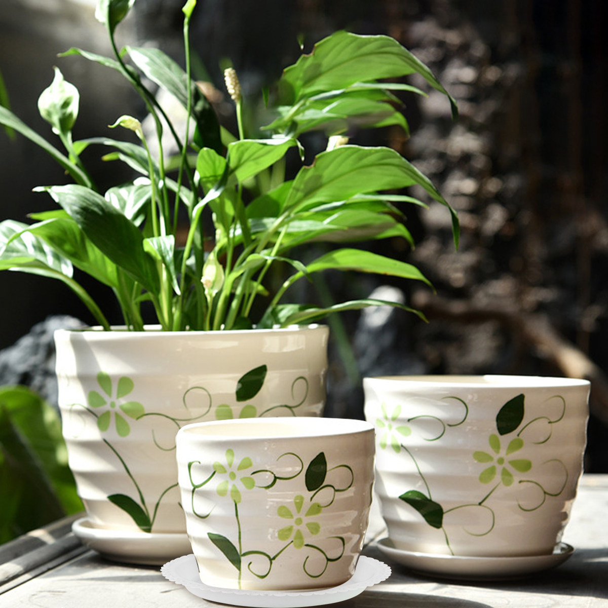 20 sztuk – okrągłe, plastikowe – Drip Tray Saucer recenzja i cena