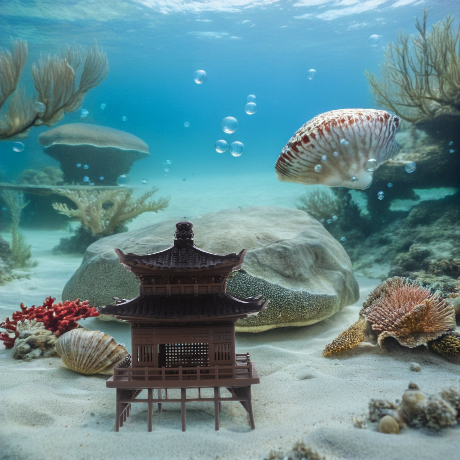 Miniaturowa chińska pagoda – o – Bonsai Garden Landscape Design recenzja i cena