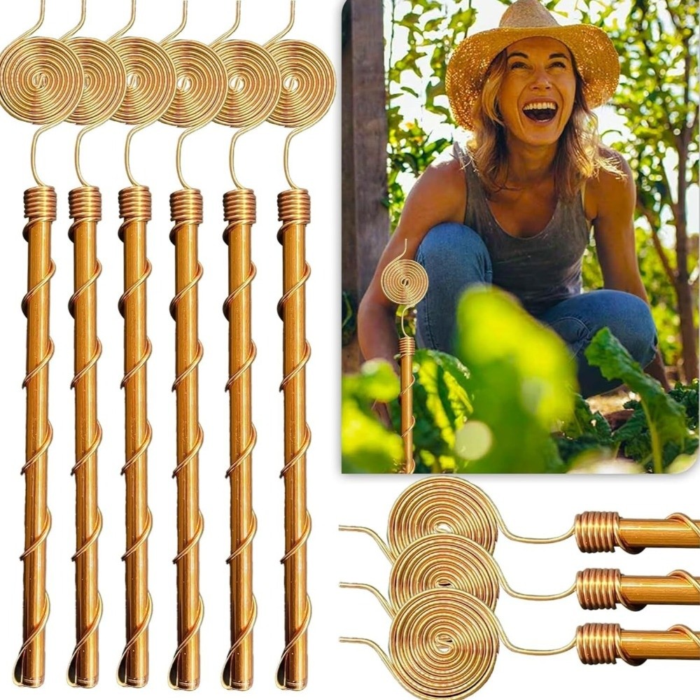 Spiralne podpórki do roślin z  – Copper Wire Roll recenzja i cena