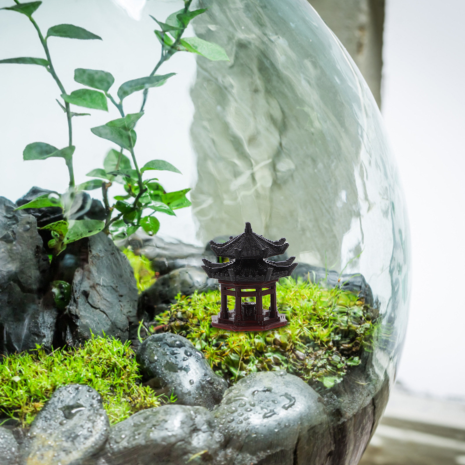 Miniaturowa plastikowa statuet – Bonsai Garden Landscape Design recenzja i cena