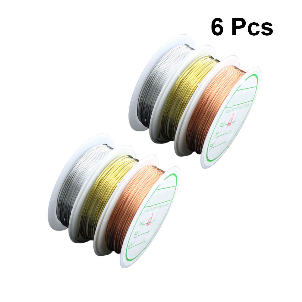 6 rolek kolorowego drutu miedz – Copper Wire Roll recenzja i cena